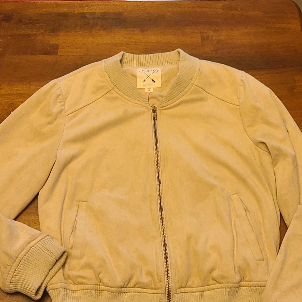 Faux suede jacket